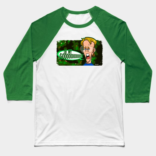 Nilbog: Oh my God! Baseball T-Shirt by binarygod